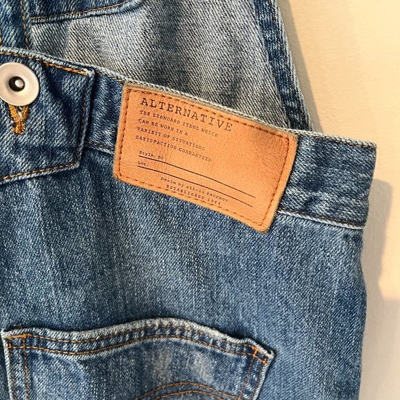 Pageboy Japanese Brand Alicia Overalls Distressed Sized Small - Picture 6 of 8